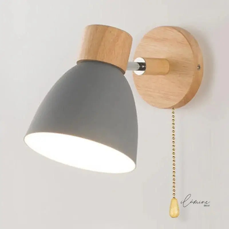 Arandela de Parede Wooden - Ilúmine Decor