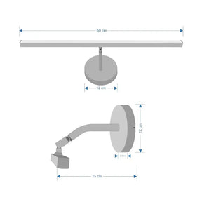 Arandela LED para Espelho 50cm