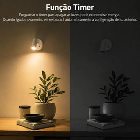 Arandela Sem fio Led Recarregável- Ilúmine Decor