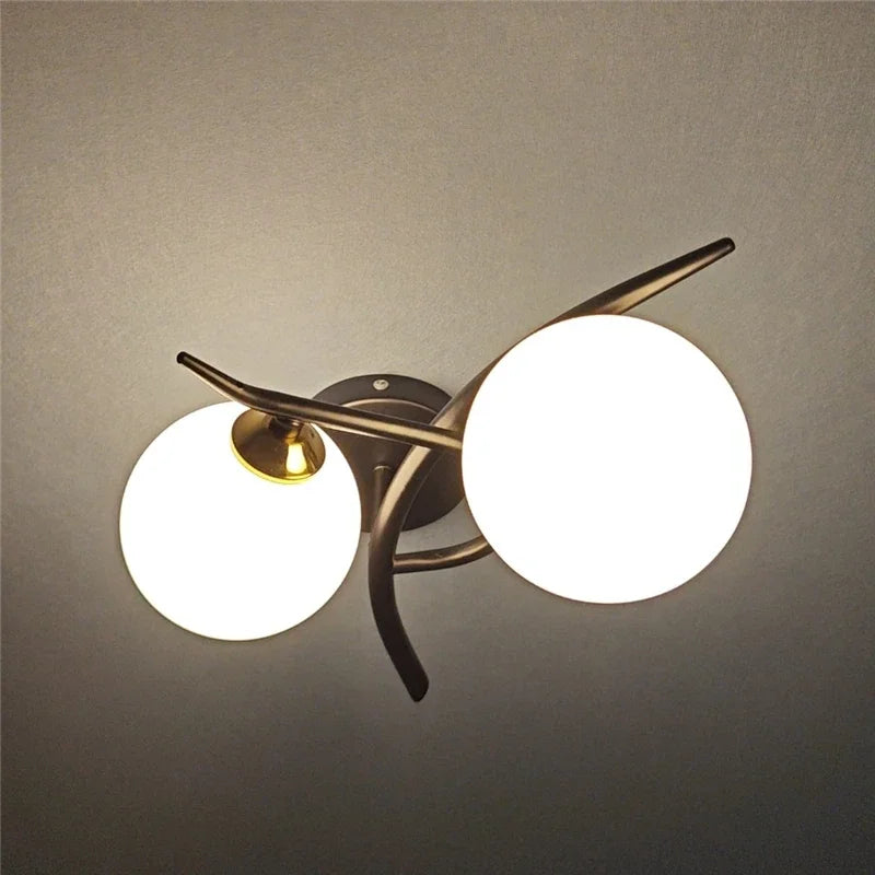 Arandela de Parede Bola de Vidro Moderna - Ilúminedecor