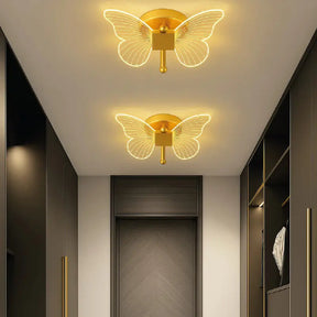Arandela de Parede Borboleta Sofisticada - Ilúmine Decor