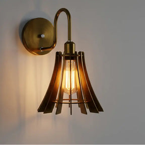 Arandela de Parede Cúpula Tulipa para Quarto - Ilúmine Decor