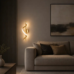 Arandela de Parede Espiral LED de Quarto - Ilumine Decor