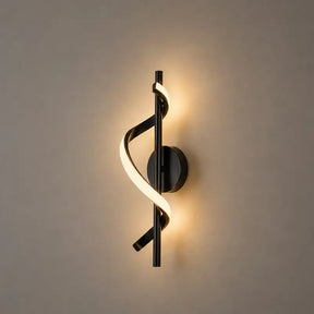 Arandela de Parede Espiral LED de Quarto - Ilumine Decor