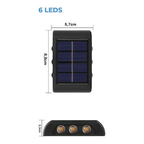 Arandela de Parede Externa à Prova d’Água Kit 2 unidades - IlúmineDecor