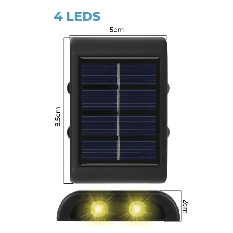 Arandela de Parede Externa à Prova d’Água Kit 2 unidades - IlúmineDecor