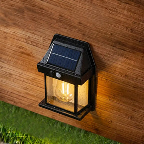 Arandela de Parede Externa Solar LED com Sensor de Movimento - Ilúmine Decor