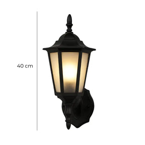 Arandela de Parede Externa Vintage Sextavada para Jardim - Ilúmine Decor