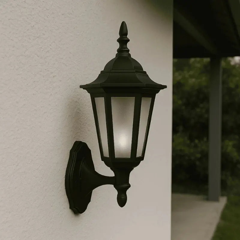 Arandela de Parede Externa Vintage Sextavada para Jardim - Ilúmine Decor