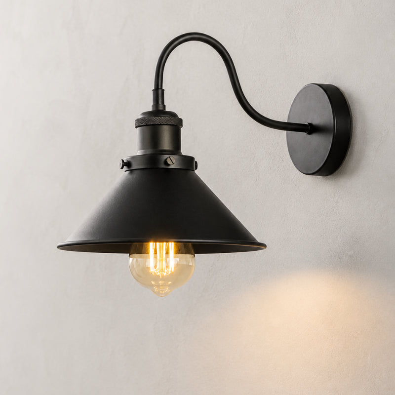 Arandela de Parede Industrial em Metal - Ilúmine Decor