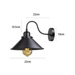 Arandela de Parede Industrial em Metal - Ilúmine Decor