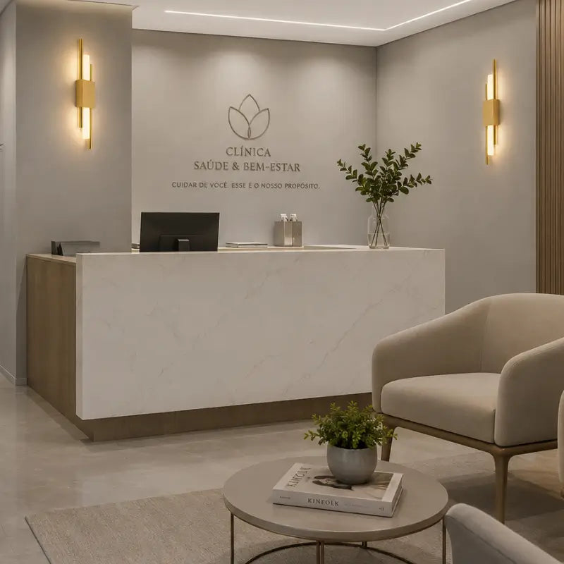 Arandela de Parede LED Dourada 3 Tons de Luz - Ilúmine Decor