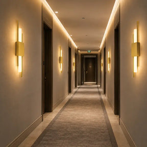Arandela de Parede LED Dourada 3 Tons de Luz - Ilúmine Decor