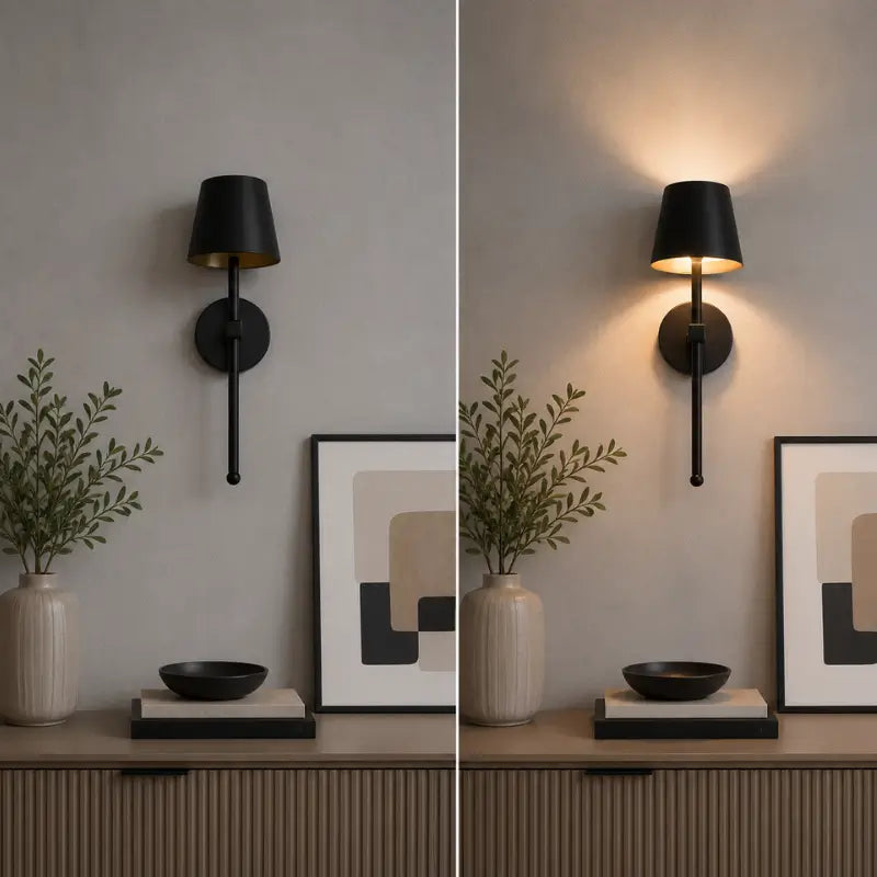 Arandela de Parede LED Retrô Recarregável Sem Fio - Ilúmine Decor