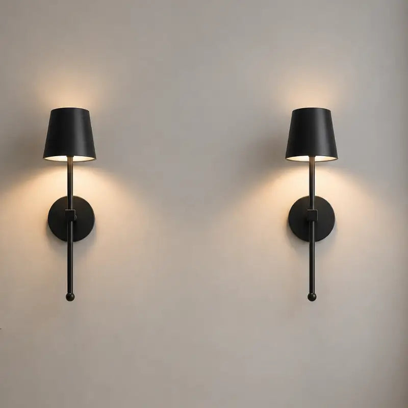 Arandela de Parede LED Retrô Recarregável Sem Fio - Ilúmine Decor