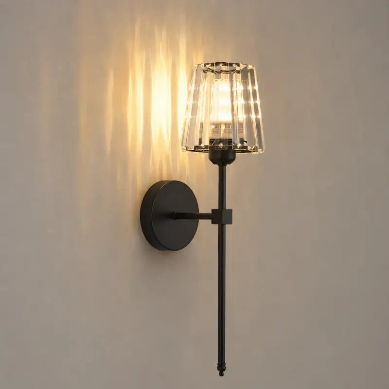Arandela de Parede Nórdica em Cristal para Cabeceira - Ilúmine Decor