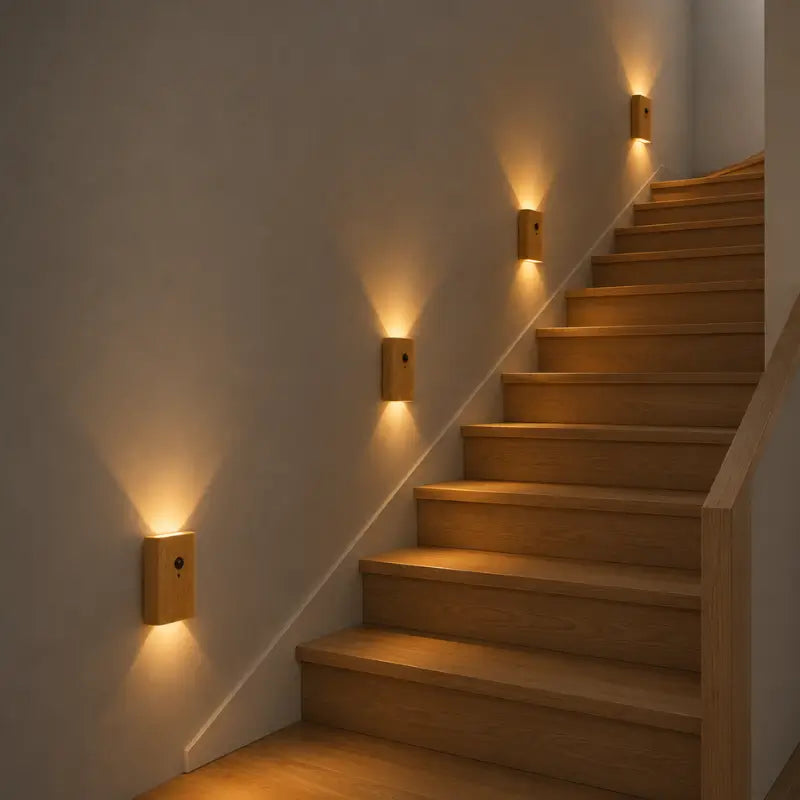 Arandela de Parede Sem Fio Com Sensor de Movimento - Ilúmine Decor