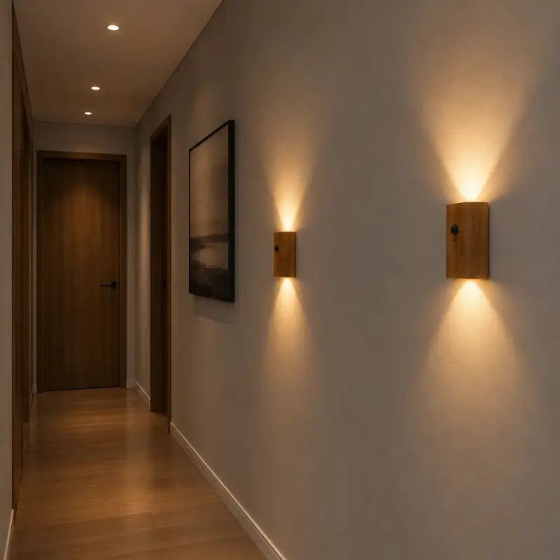 Arandela de Parede Sem Fio Com Sensor de Movimento - Ilúmine Decor