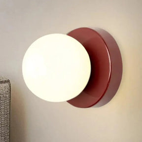 Arandela de Parede Minimalista com Globo de Vidro