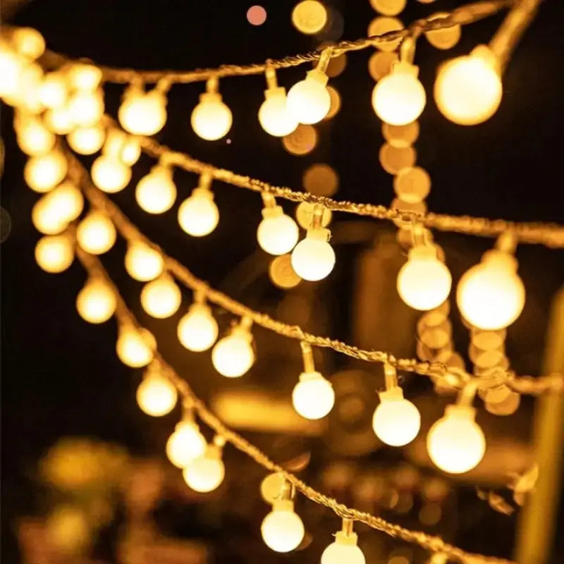 Cordão de luzes decorativa Bivolt de Natal 6 metros - Ilúmine Decor