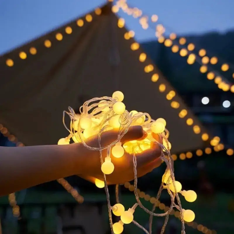 Cordão de luzes decorativa Bivolt de Natal 6 metros - Ilúmine Decor