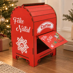 Decoração de Natal Caixa de Cartas Correio do Noel