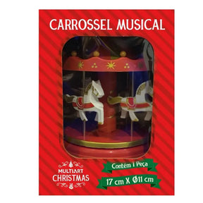 Decoração de Natal Carrossel Musical - Ilúmine Decor