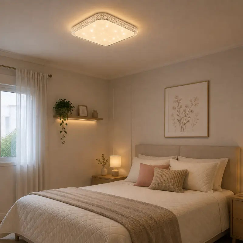Luminária de Teto Plafon LED Moderno com 3 Cores de Luz - Ilúmine Decor