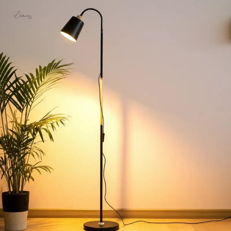 Luminária de Chão Abajur Moderno - Ilúmine Decor