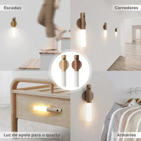 Luminária de Parede Inteligente Com Sensor de Movimento - Ilúmine Decor