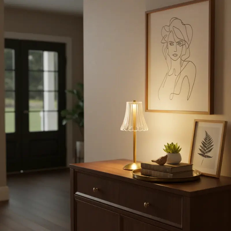 Luminária de Mesa Sem Fio Abajur - Ilúmine Decor