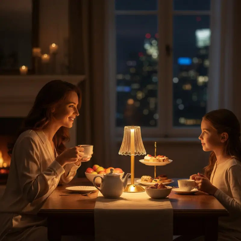 Luminárias de mesa sem fio. Sofisticação e praticidade.