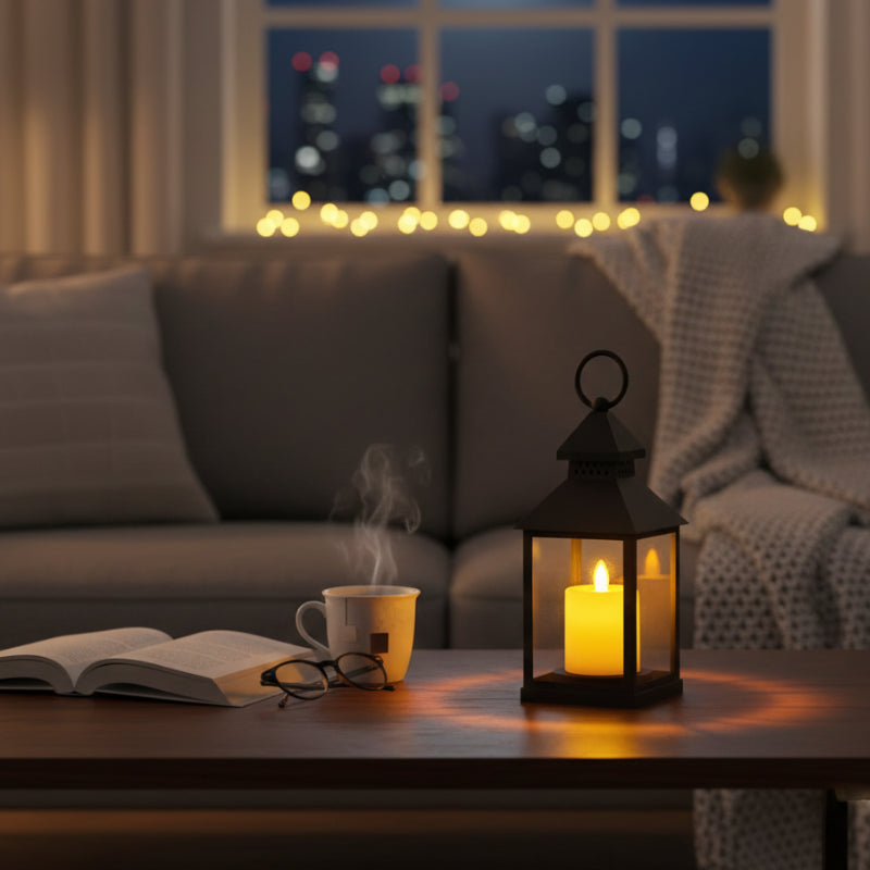 Luminária Decorativa Lampião LED de Mesa e Pendente - Ilúmine Decor