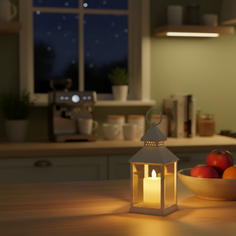 Luminária Decorativa Lampião LED de Mesa e Pendente - Ilúmine Decor
