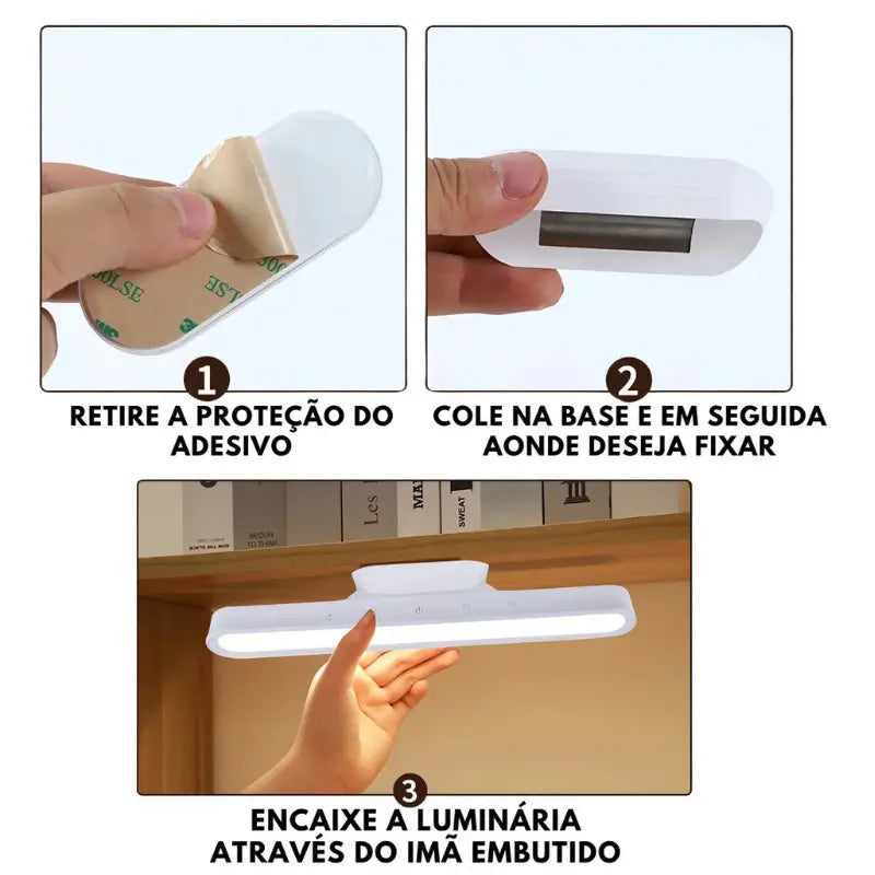 Luminária Inteligente Led Portátil Magnética - Ilúmine Decor