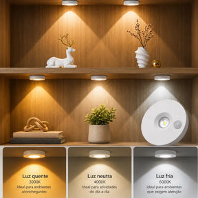 Luminária Sem Fio Inteligente com Controle Remoto - Ilúmine decor