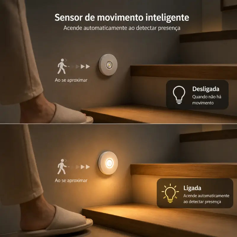 Luminária Sem Fio Inteligente com Controle Remoto - Ilúmine decor