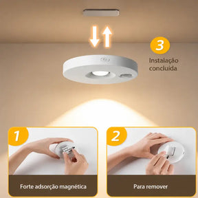 Luminária Sem Fio Inteligente com Controle Remoto - Ilúmine decor