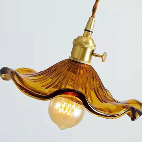 Luminária deTeto Pendente LED Nórdica em Vidro Colorido - Ilúmine Decor