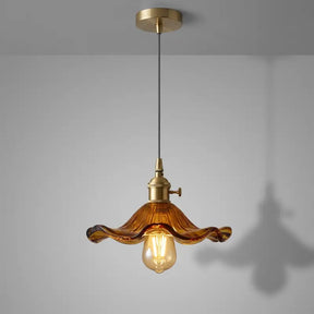 Luminária deTeto Pendente LED Nórdica em Vidro Colorido - Ilúmine Decor