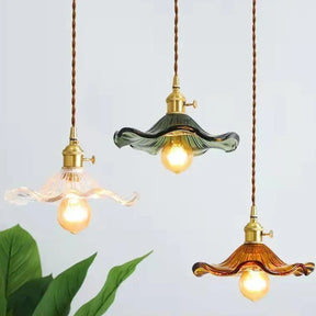 Luminária deTeto Pendente LED Nórdica em Vidro Colorido - Ilúmine Decor