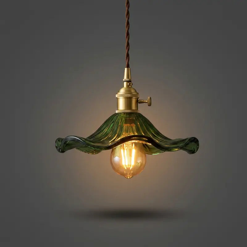 Luminária deTeto Pendente LED Nórdica em Vidro Colorido - Ilúmine Decor