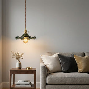 Luminária deTeto Pendente LED Nórdica em Vidro Colorido - Ilúmine Decor
