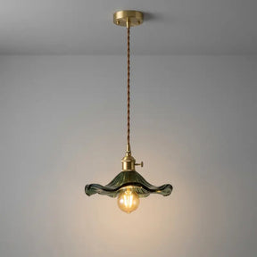 Luminária deTeto Pendente LED Nórdica em Vidro Colorido - Ilúmine Decor