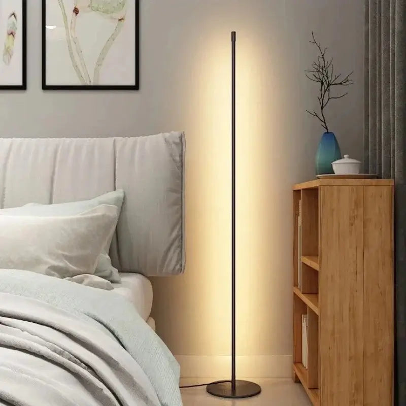 Luminária de Chão Barra Led Minimalista - Ilúmine Decor