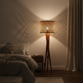 Luminária de Chão Cúpula Indiana Sofisticada - Ilúmine Decor