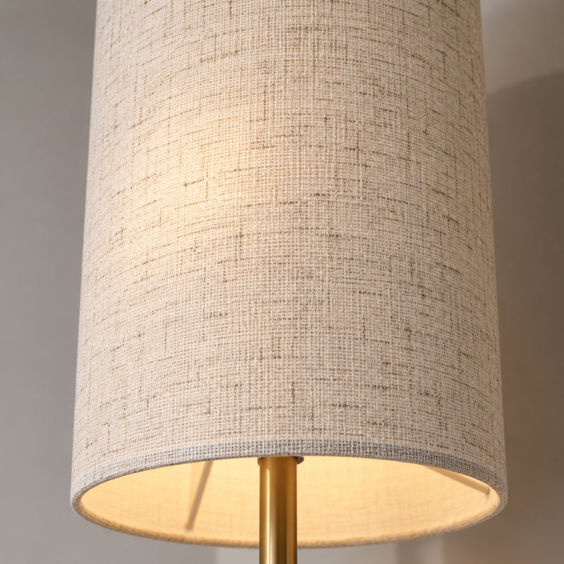 Luminária de Chão Minimalista Dourada