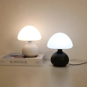 Luminária de Mesa Cogumelo LED Minimalista 3 Cores Dimerizável - Casas Gael