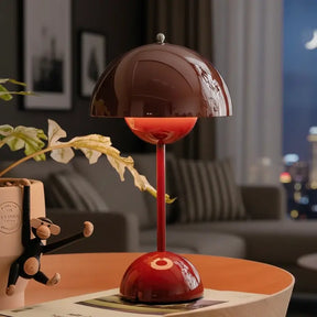 Luminária de Mesa Decorativa Cogumelo sem Fio - Ilúmine Decor
