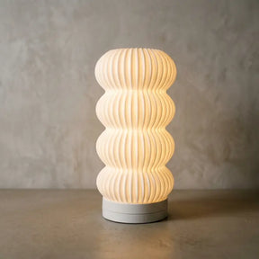 Luminária de Mesa Decorativa Kumo 3D Estilo Japonês - Ilúmine Decor